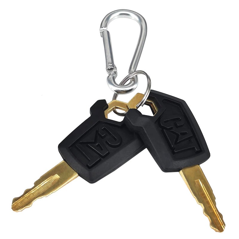 HKOO Cat Keys Cat Keys for Caterpillar Heavy Equipment 2 Packs (2CAT) - Image 1
